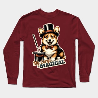 Corgi Magician Long Sleeve T-Shirt